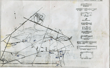 Army Corps of Engineers Map of Baileytown during World War II